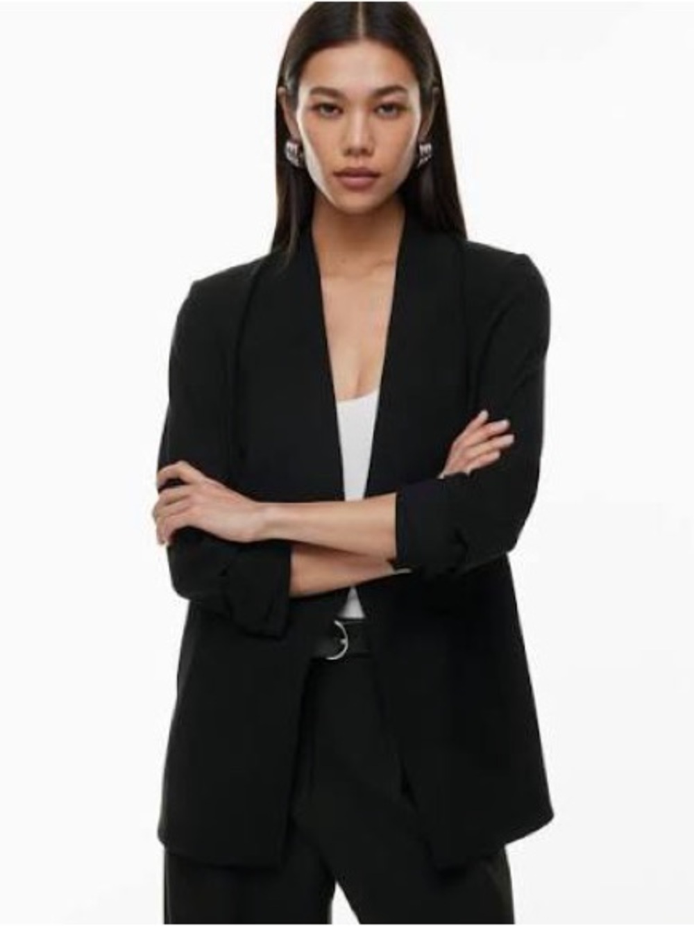 Aritzia Babaton Power Blazer Black Size 6